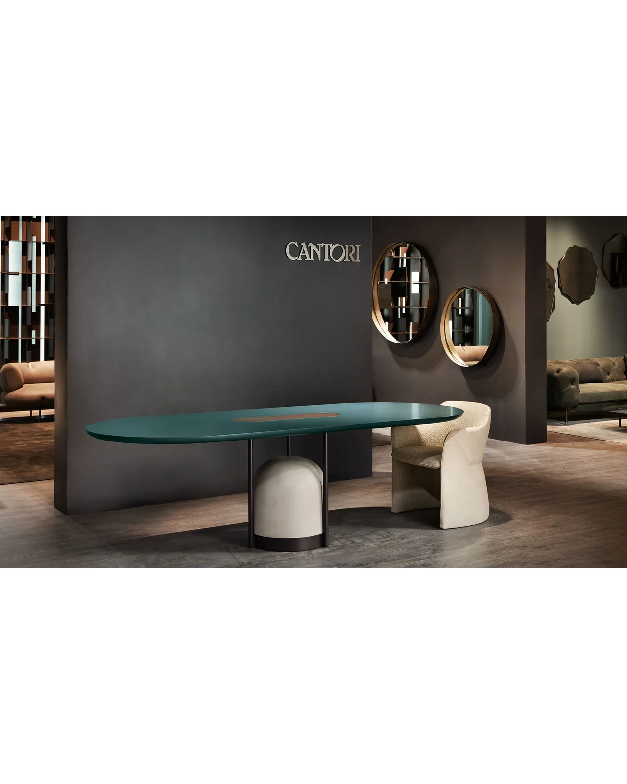 Arcano dining table by Cantori, in an interior setting, photo 4 of 7