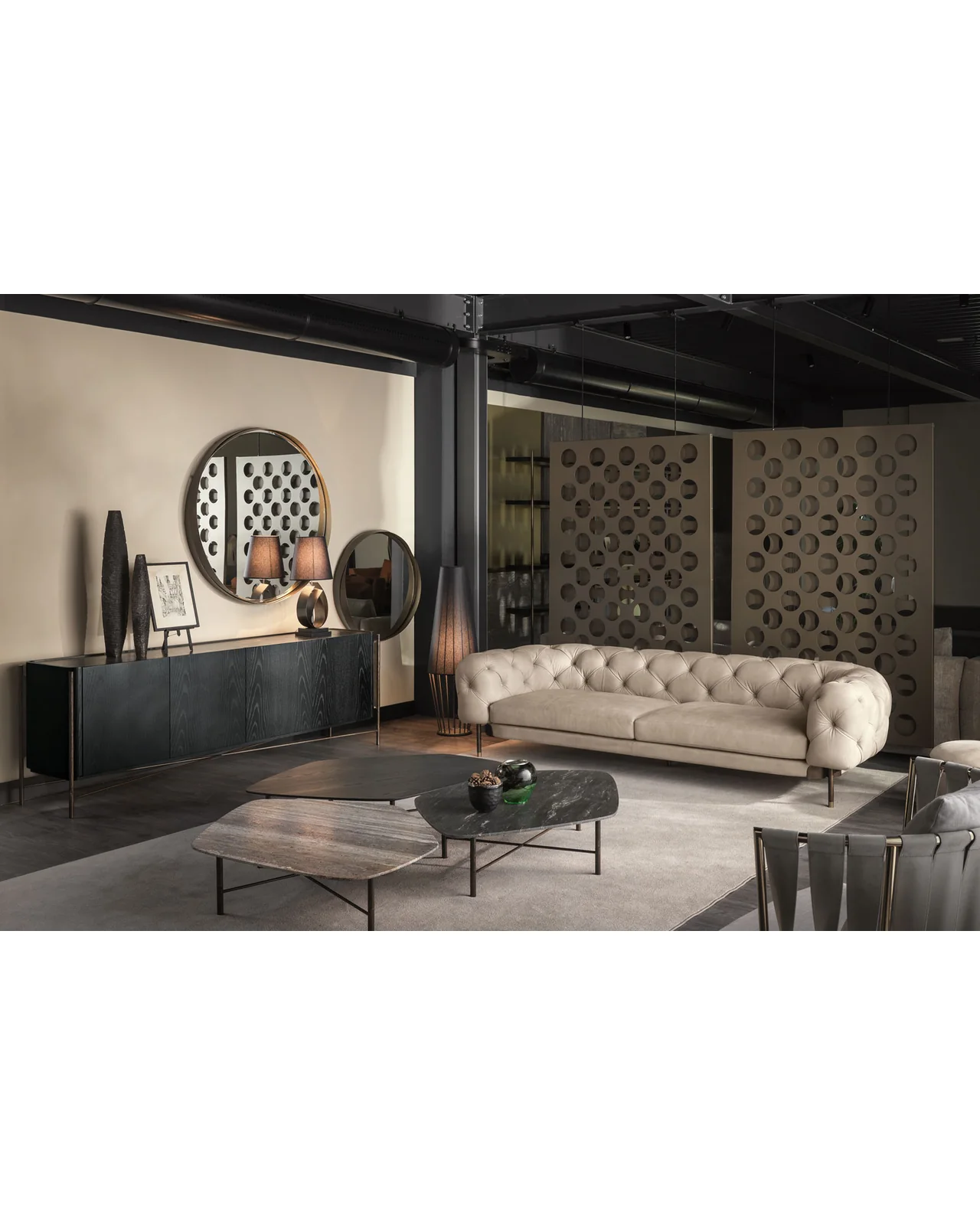 Atenae sofa by Cantori, in an interior setting, photo 7 of 8
