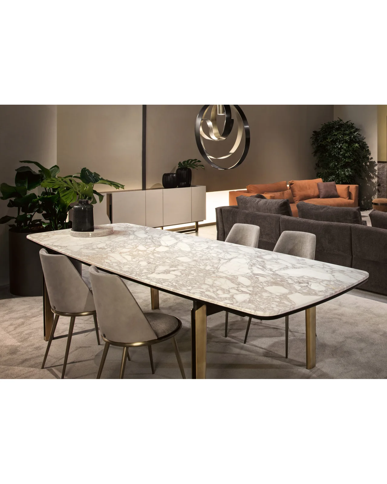 Aurora Imbottita dining chair by Cantori, in an interior setting, photo 6 of 9