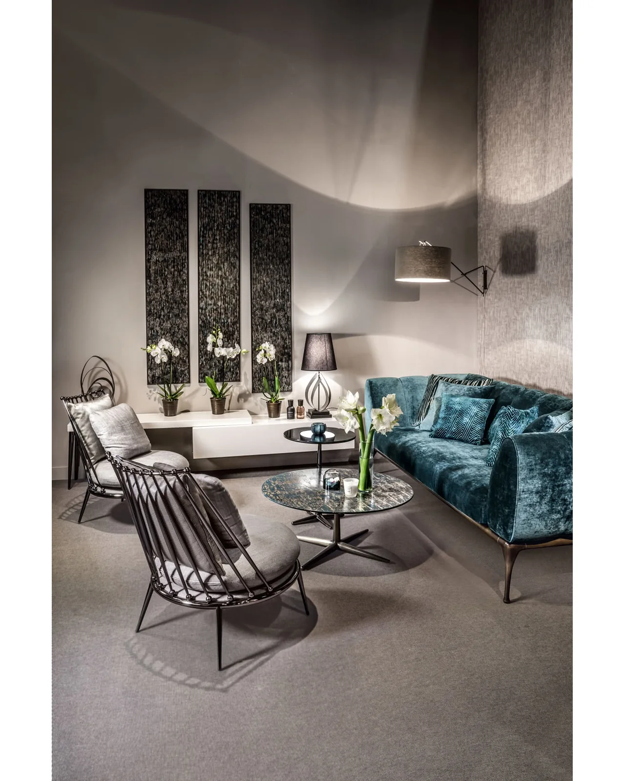 Poltrona Aurora Iron Back di Cantori, in un ambiente arredato, foto 4 di 8