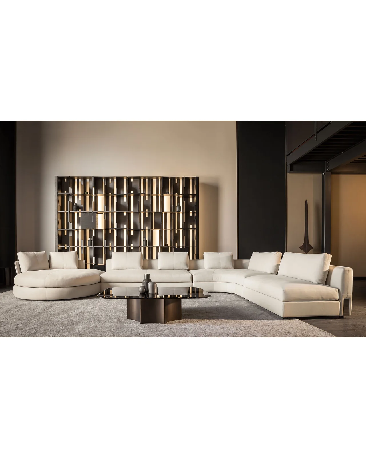 Hong Kong bookcase composition by Cantori, in an interior setting, photo 4 of 17