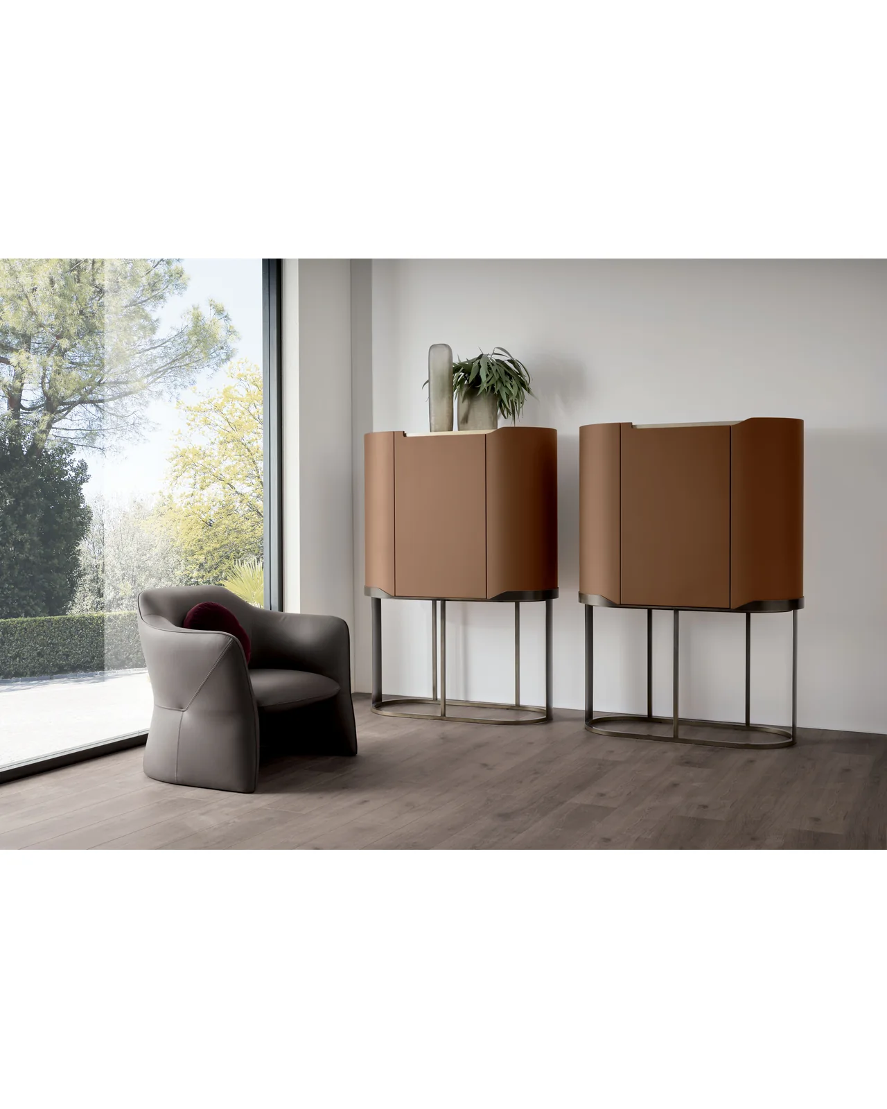 Karina armchair by Cantori, in an interior setting, photo 8 of 8