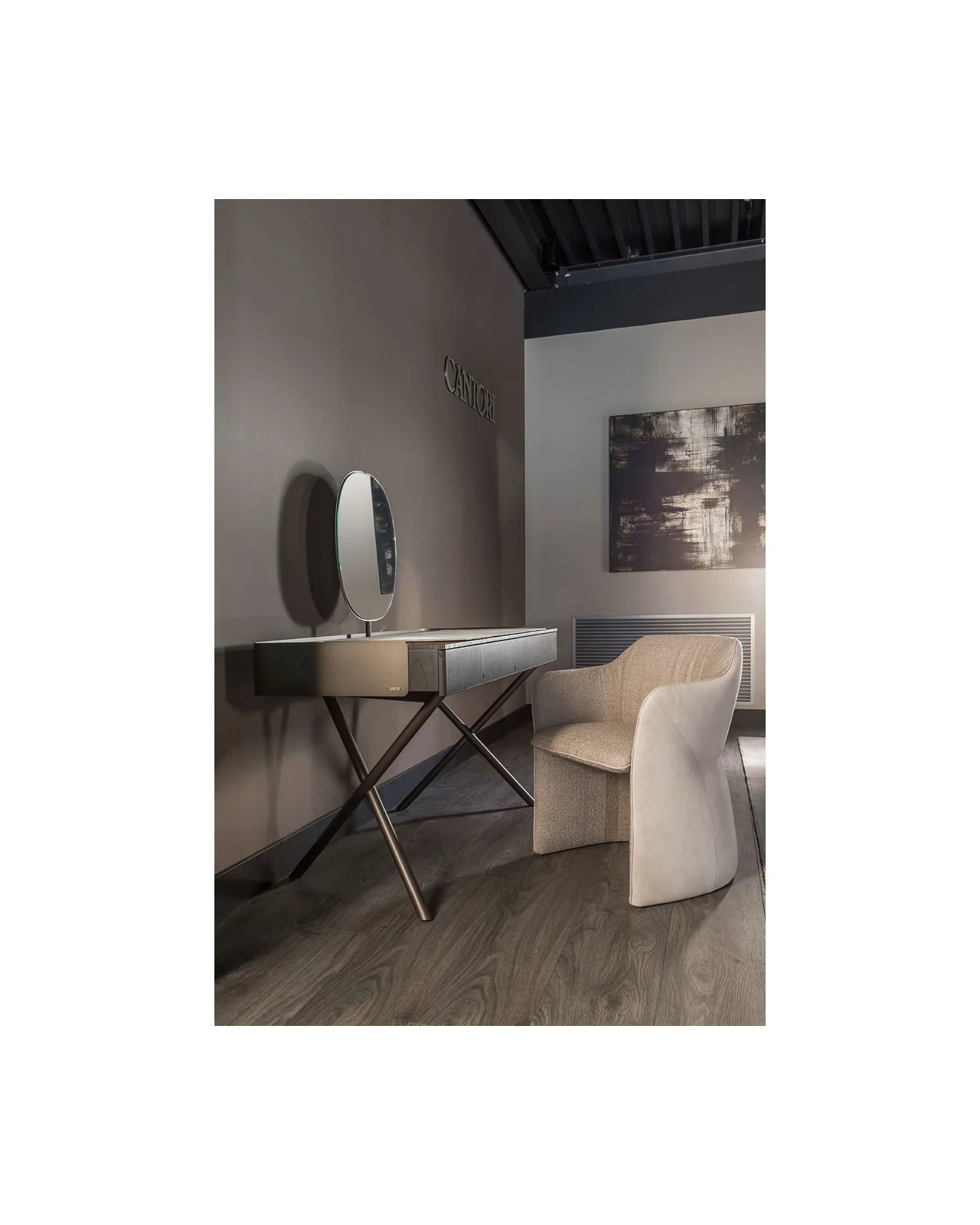 Karina dining chair by Cantori, in an interior setting, photo 2 of 3