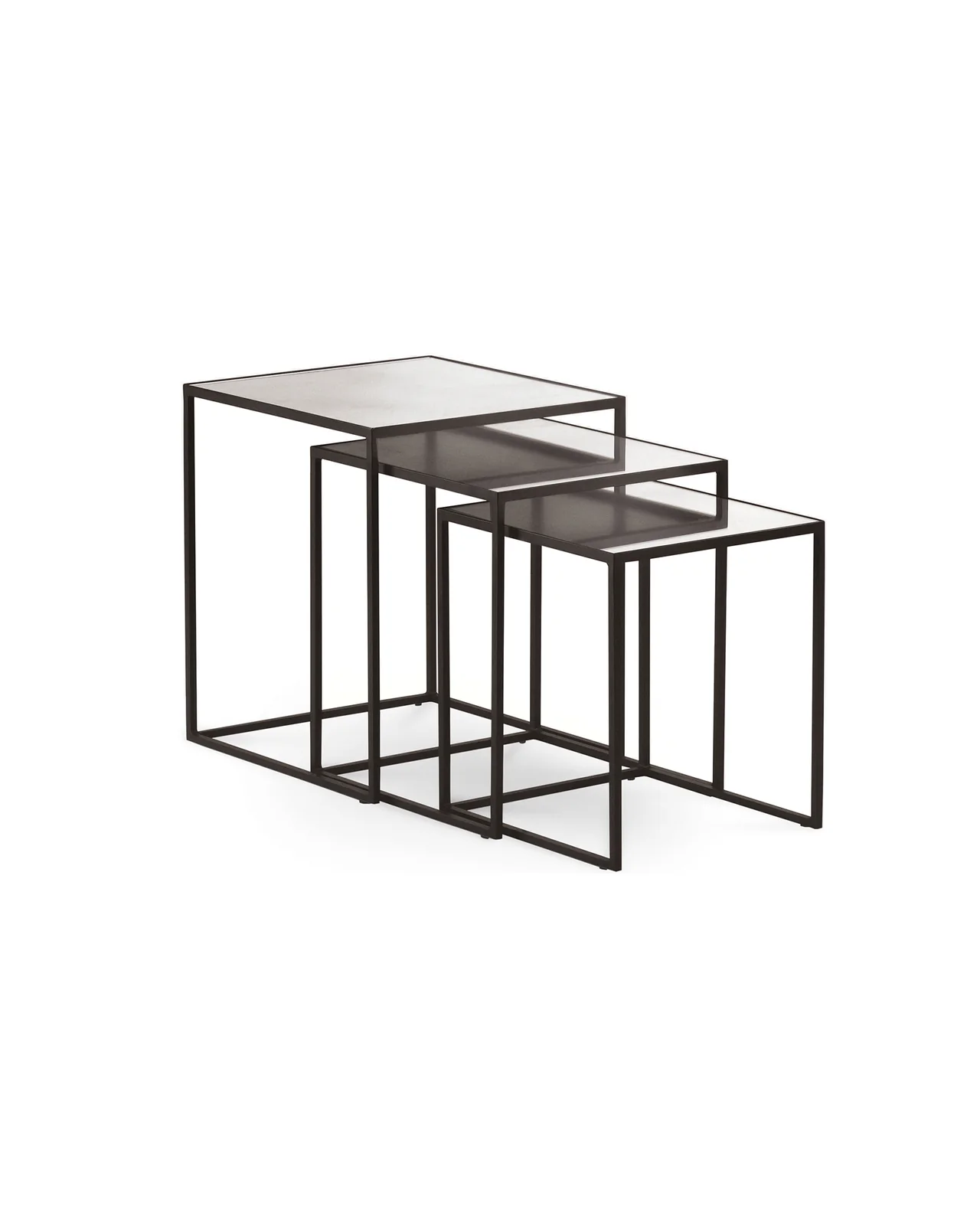 Narciso square coffee tables by Cantori, studio view, photo 1 of 2