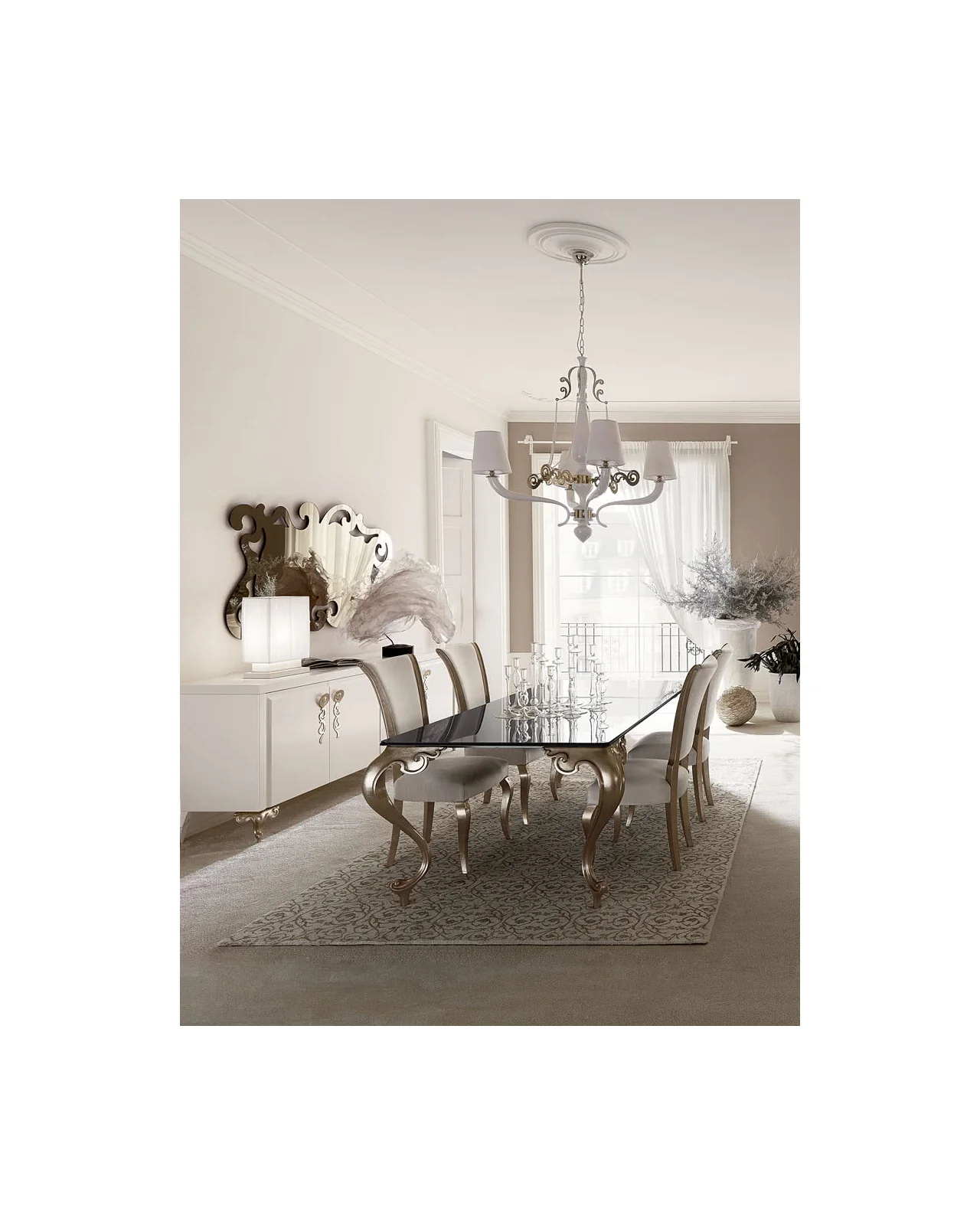 Raffaello dining table by Cantori, in an interior setting, photo 1 of 3