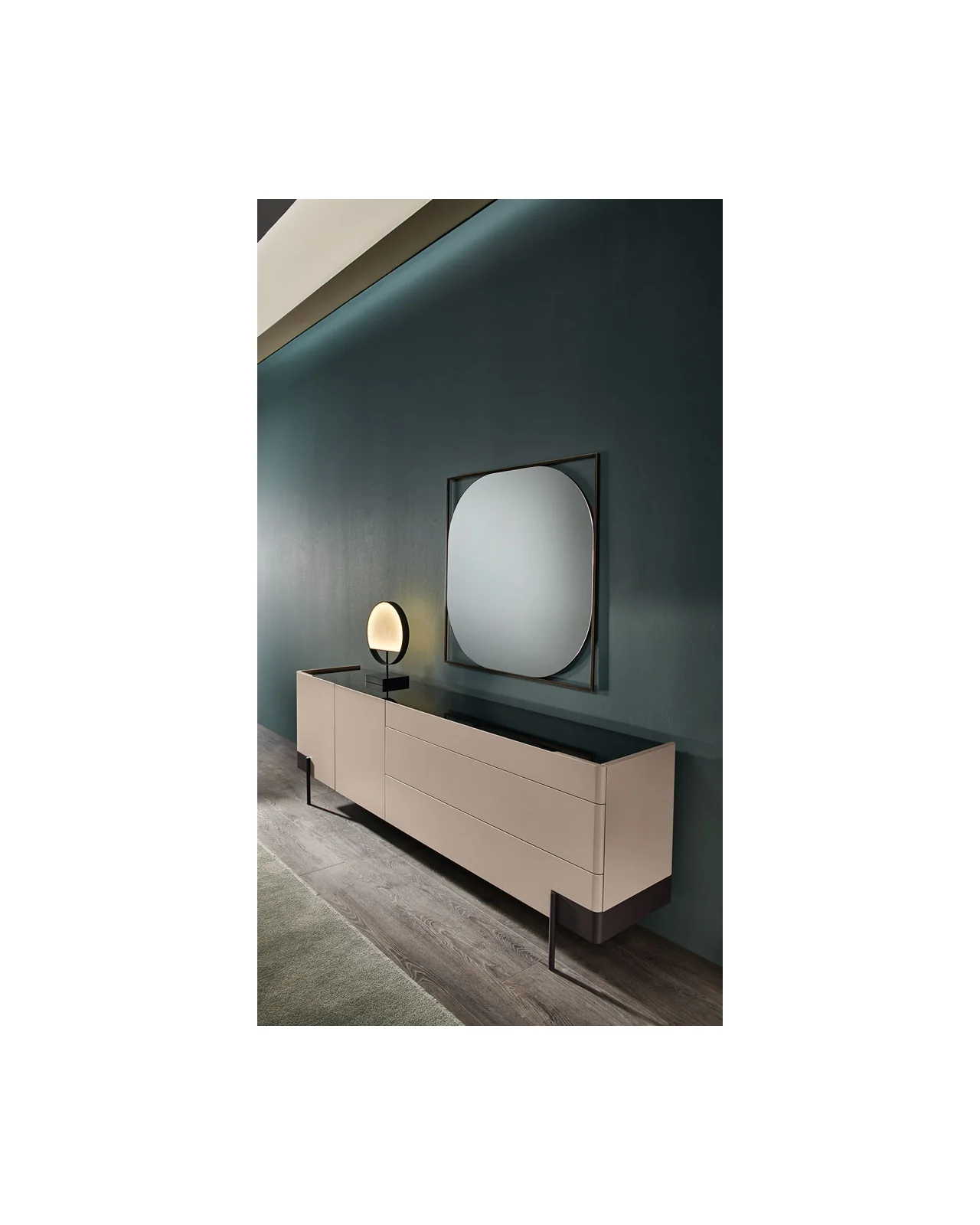 Credenza Valley per soggiorno e camera da letto di Cantori, ambientata, foto 2 di 8