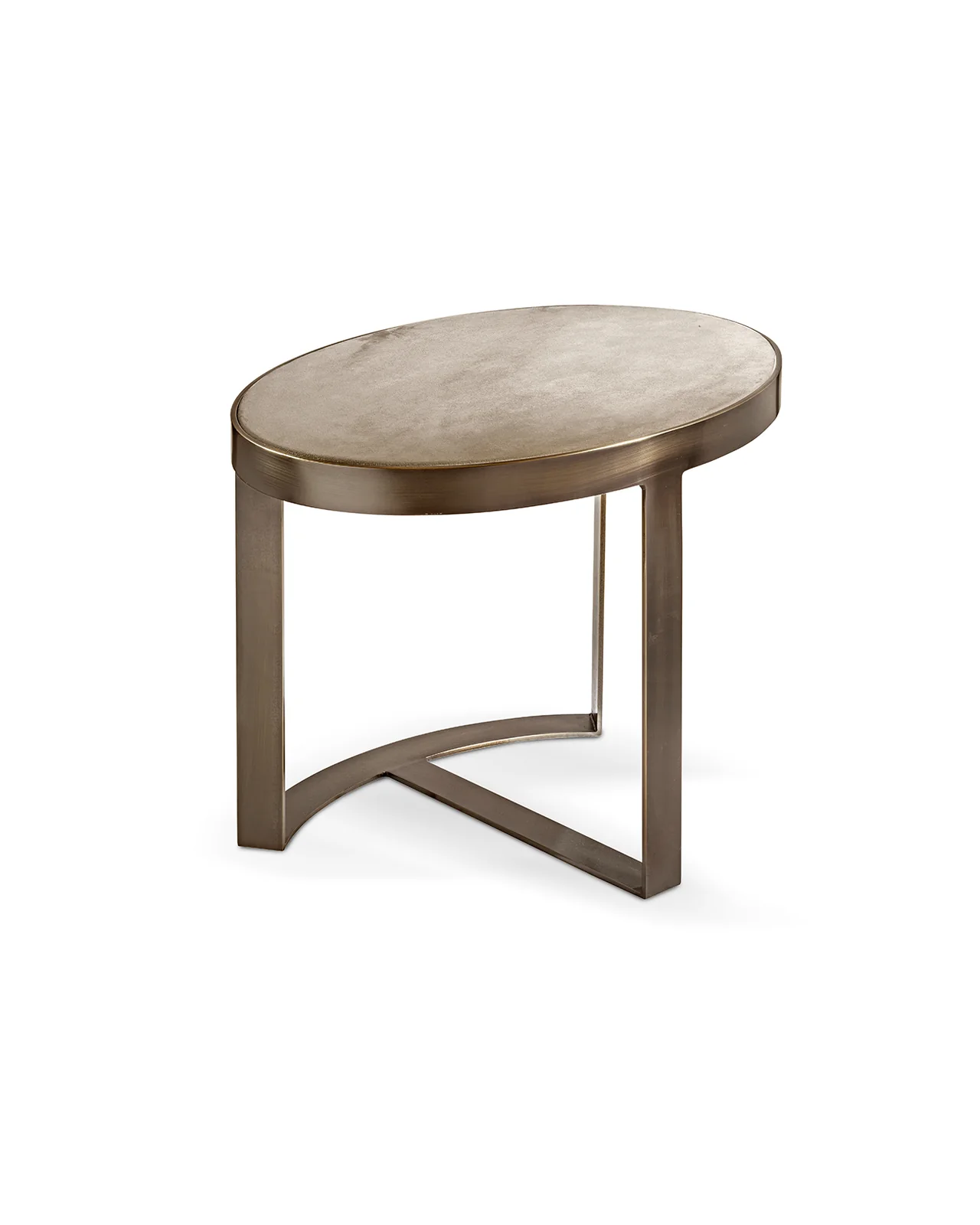 Venezia elliptical coffee table by Cantori, studio view, photo 1 of 4