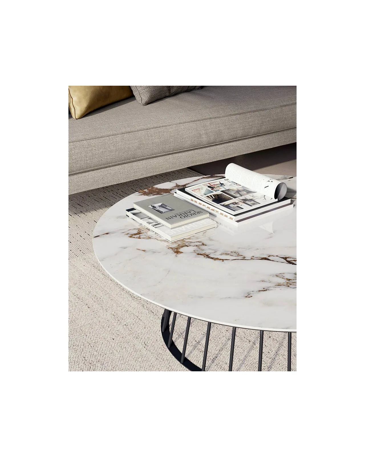 Bomber coffee table by Dall'Agnese, in an interior setting, photo 4 of 4