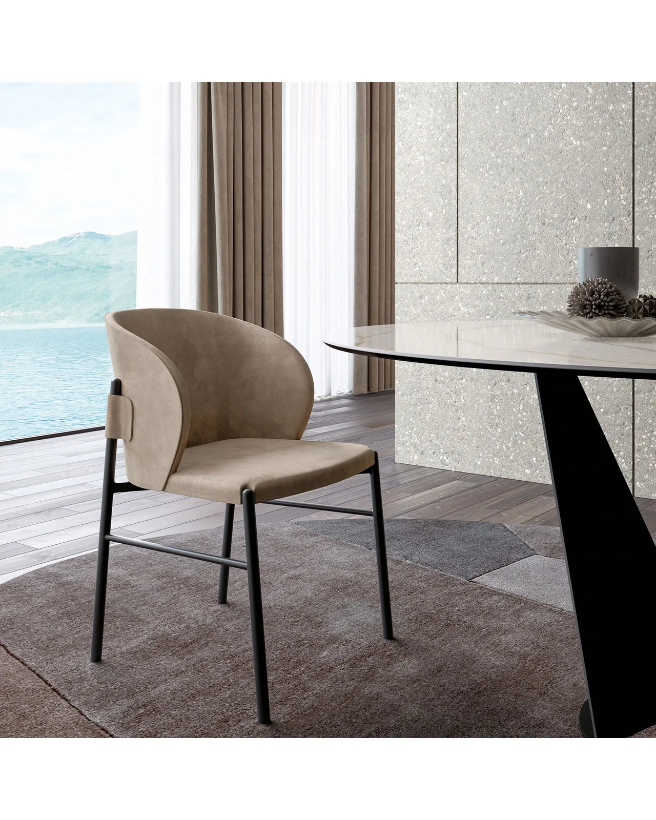 Eiffel dining table by Dall'Agnese, in an interior setting, photo 3 of 7