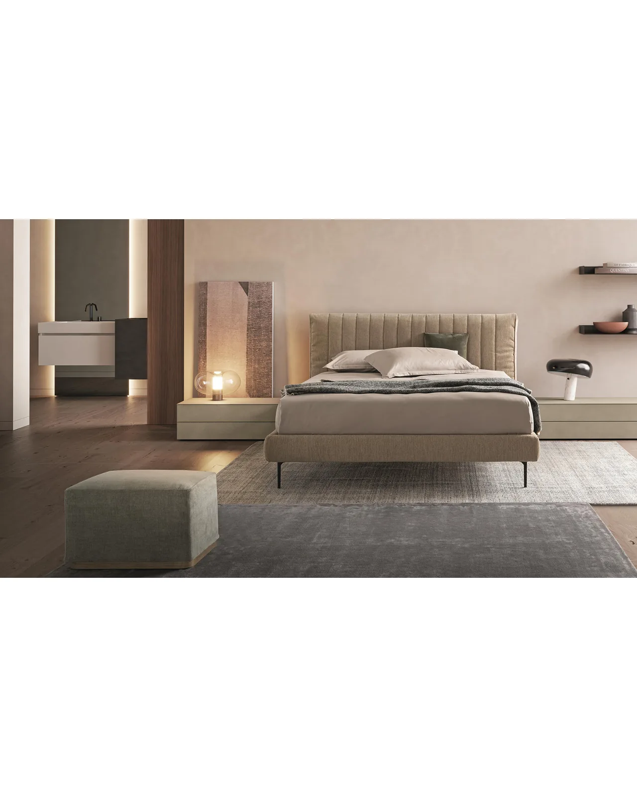 Lama nightstand by Dall'Agnese, in an interior setting, photo 3 of 4