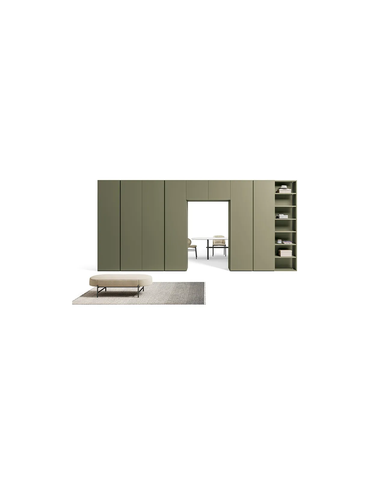 Tecno wardrobe by Dall'Agnese, studio view, photo 1 of 6, Nobili Design catalog