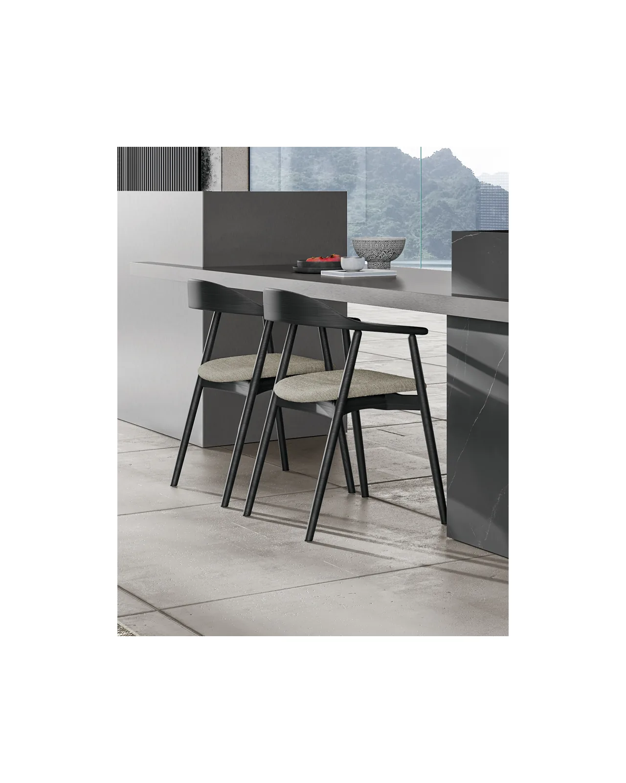 Wolly dining chair by Dall'Agnese, in an interior setting, photo 3 of 4