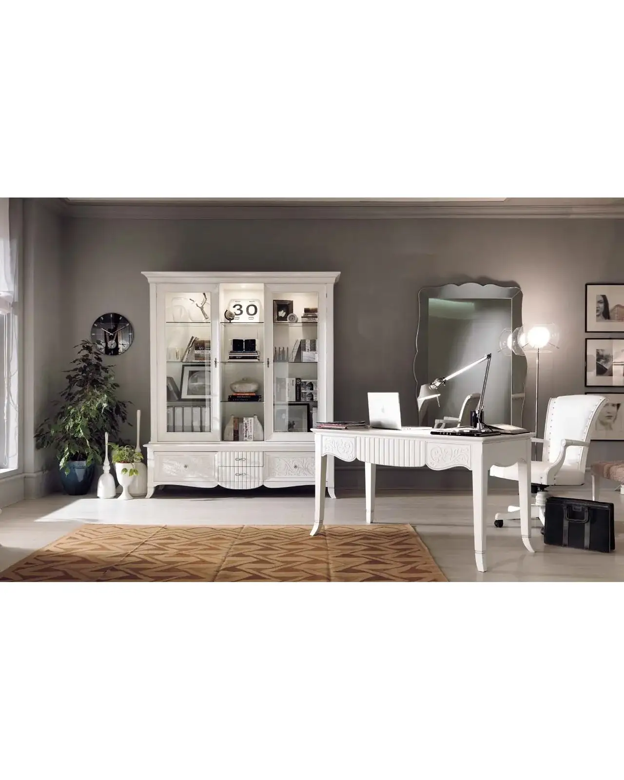 New Deco Bookcase, Base and Riser by Francesco Pasi, art deco furniture for the living room