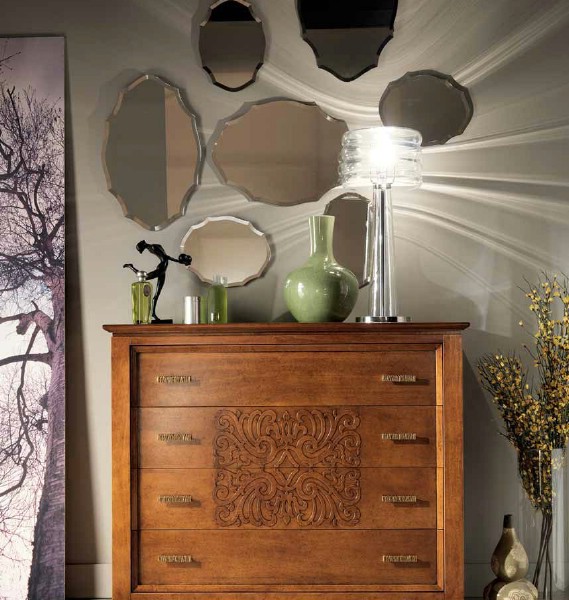 Classic bedroom furniture made of wood Harmony 6
