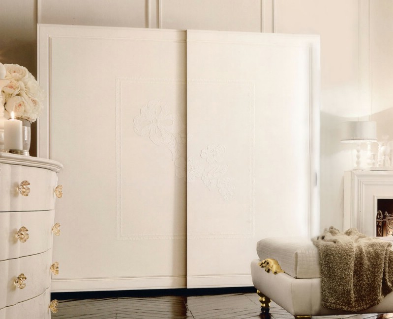 Classic luxury bedroom furniture Amelie White 10