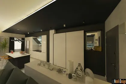 Interior design modern apartment in Marseille France  