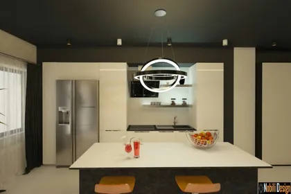 Interior design modern apartment in Marseille France  