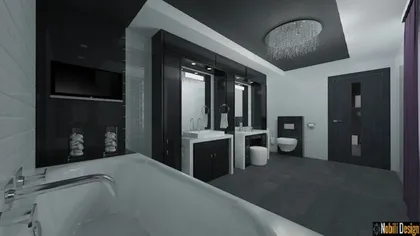 Interior design modern house in London 