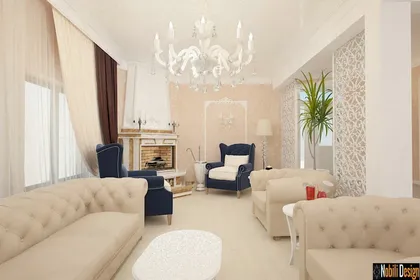 Classic interior design house project 