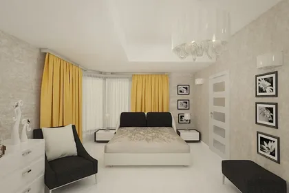 Contemporary style interior design project for a home 