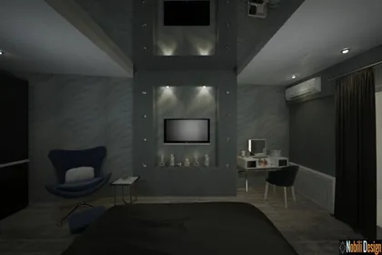 Interior design concept for a modern apartment in Monaco