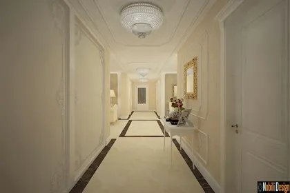 Luxury classic interior design apartment project in Monaco