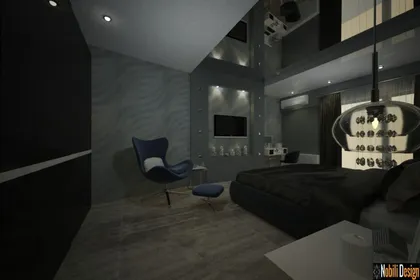 Interior design concept for a modern apartment in Marseille