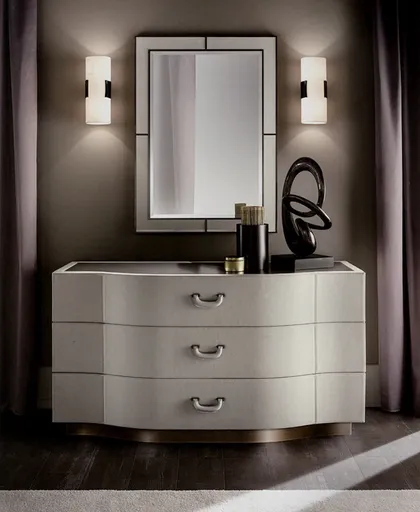 Modern dresser for bedroom Valentino. Dim. 145 x 55 x h77 cm