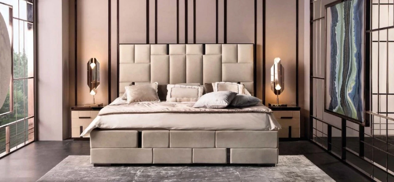 Exence Bed by Epoque, Italian bedroom furniture ordered through Nobili Design