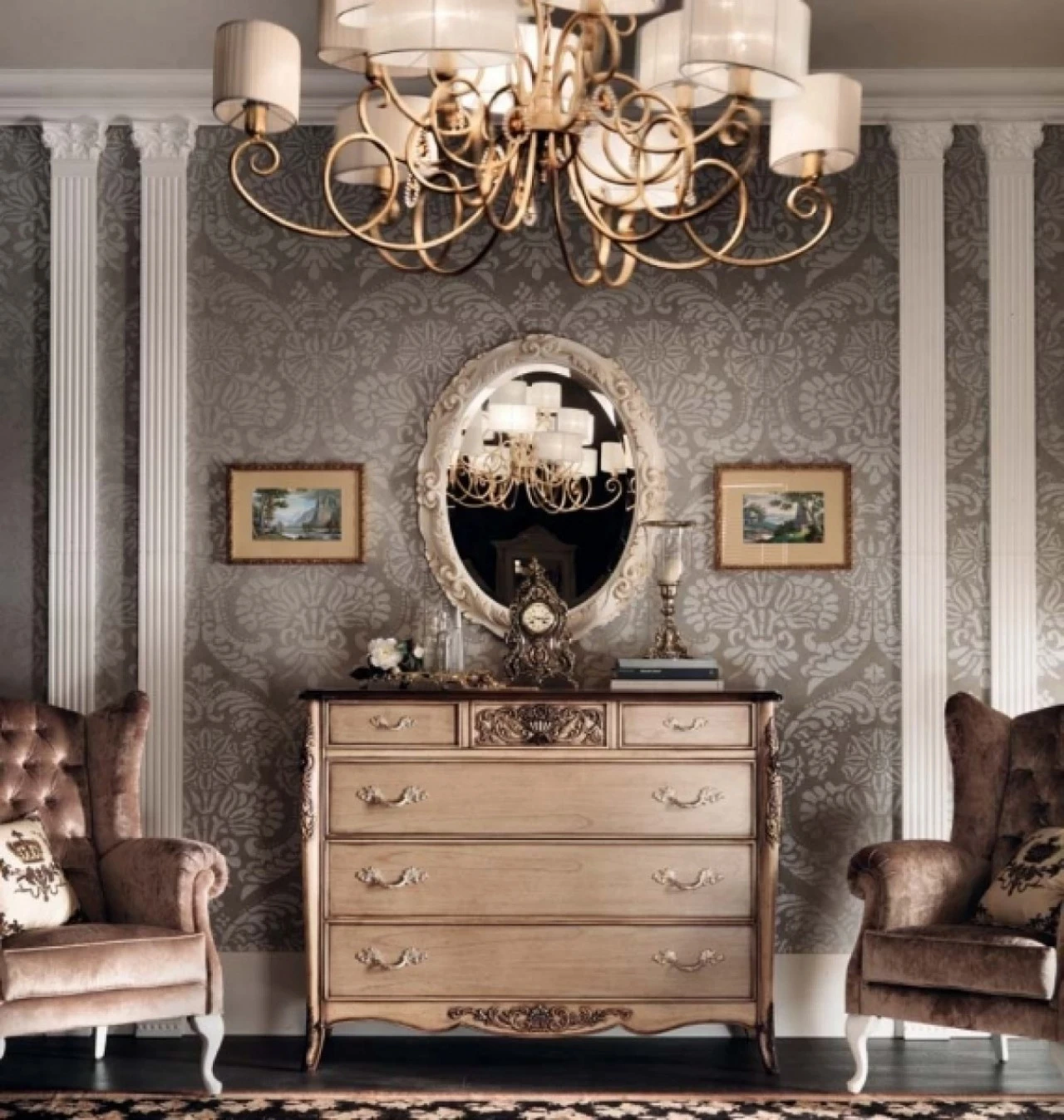 Gran Guardia Italian Bedroom Set, luxury bedroom furniture for the master bedroom