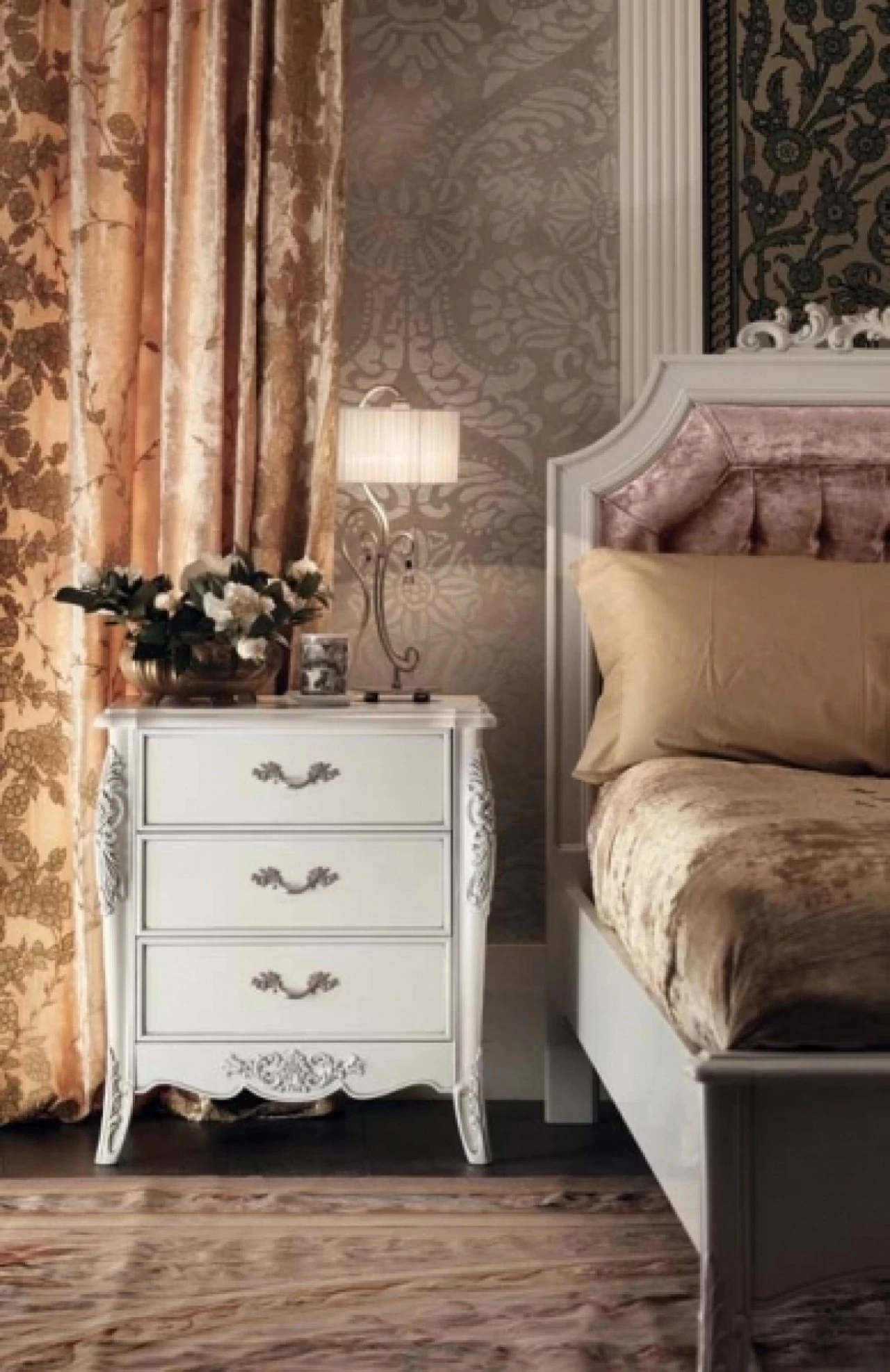 Gran Guardia Italian Bedroom Set, luxury bedroom furniture, sizes adapted where the maker allows