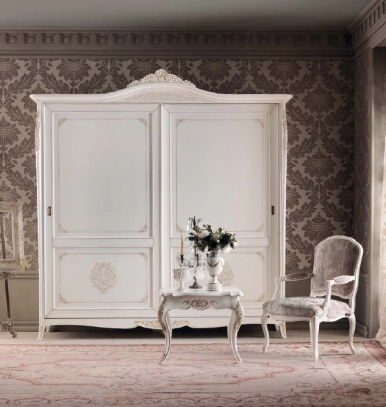Gran Guardia Italian Bedroom Set, Classic Bedroom Furniture