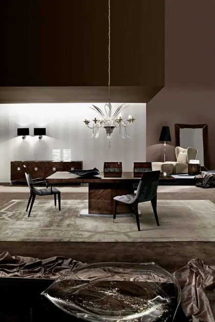 Tavolo rettangolare Vogue, arredamento di lusso per la casa
