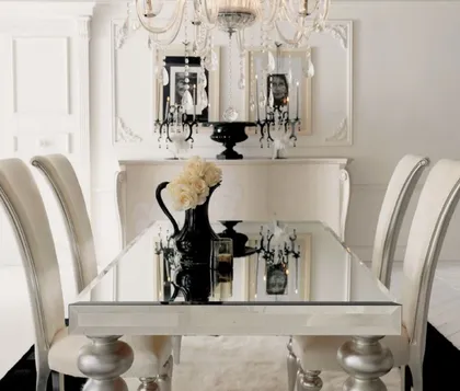 Table with Chairs, luxury interior furniture