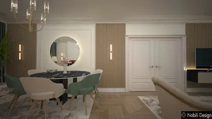 Dining Room, Luxury Modern House, Nobili Design