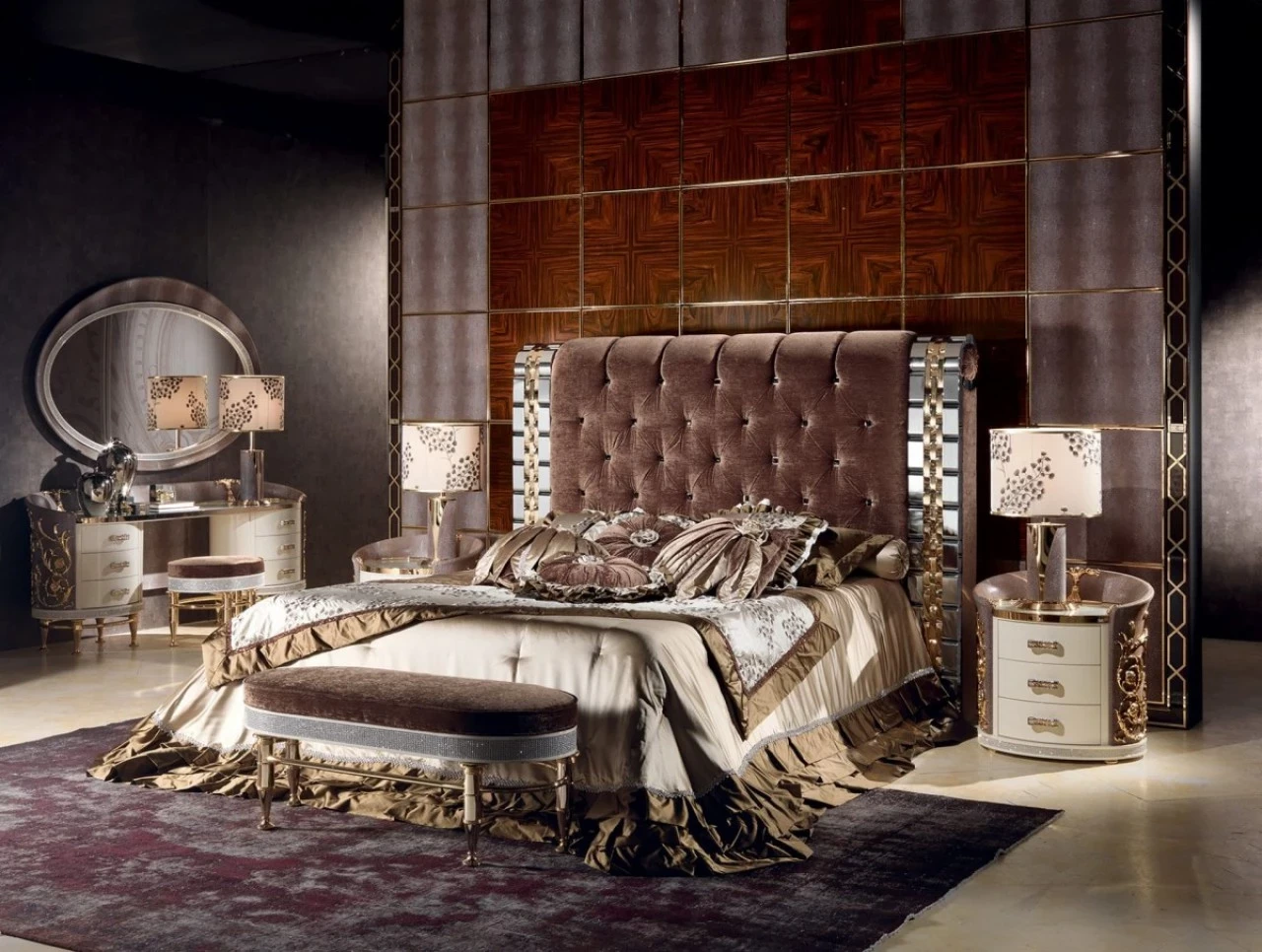 Lilium Bedroom Furniture Set, luxury bedroom furniture for the master bedroom