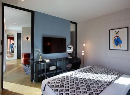 Progetto di camera da letto, mobili di alta gamma