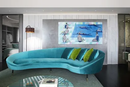 New Modern Design for Hotel Furniture, Italian sofa