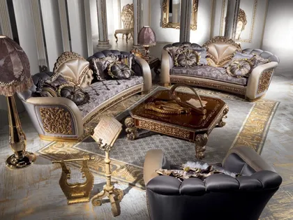 Collezione Imperial per il soggiorno, design di mobili italiani, arredamento di lusso