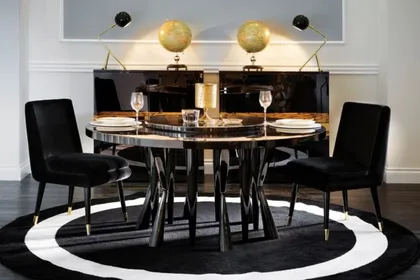 DIANA dining chair view, luxury furniture