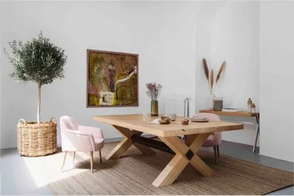 Consolle OLYMPIA, sedia da pranzo ANACAPRI, tavolo da pranzo MIRAGGIO