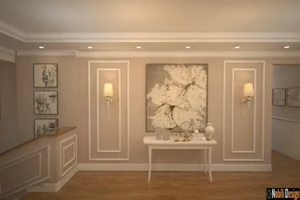 New classic interior design for luxury house