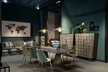 Bohemian chic modern living room