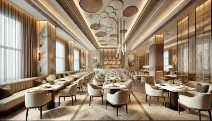 Restaurant and Hotel Interior Design Concept